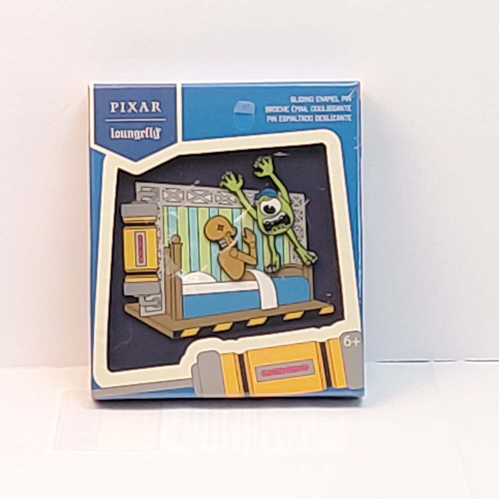 Loungefly Disney Monsters University Scare Games Sliding Pin LE 1000 NIB Sealed